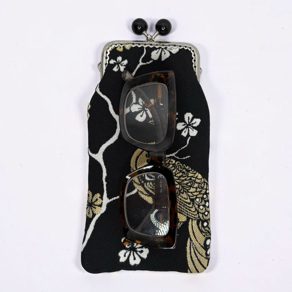 Brillenetui Pfau – Bild 3