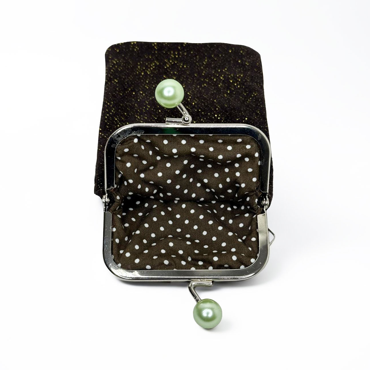 Brillenetui braun Glitzer – Bild 3