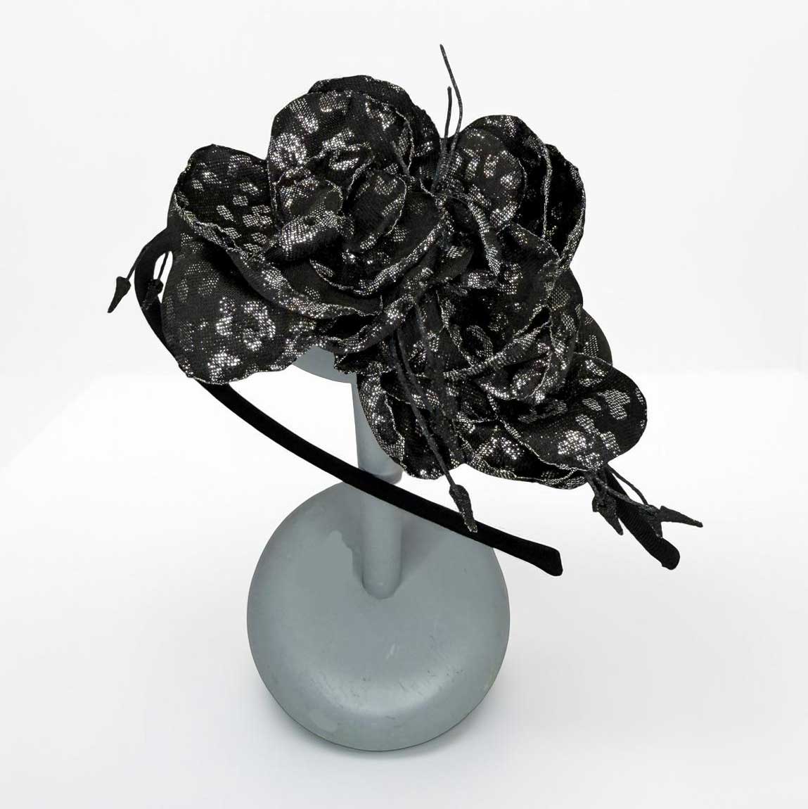 Haarreif schwarze Blüte – Bild 4