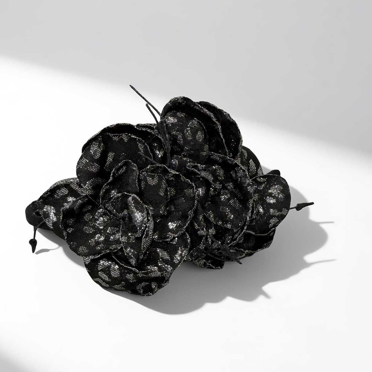 Haarreif schwarze Blüte – Bild 3