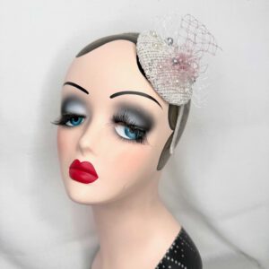 Haarreif Paillette silber