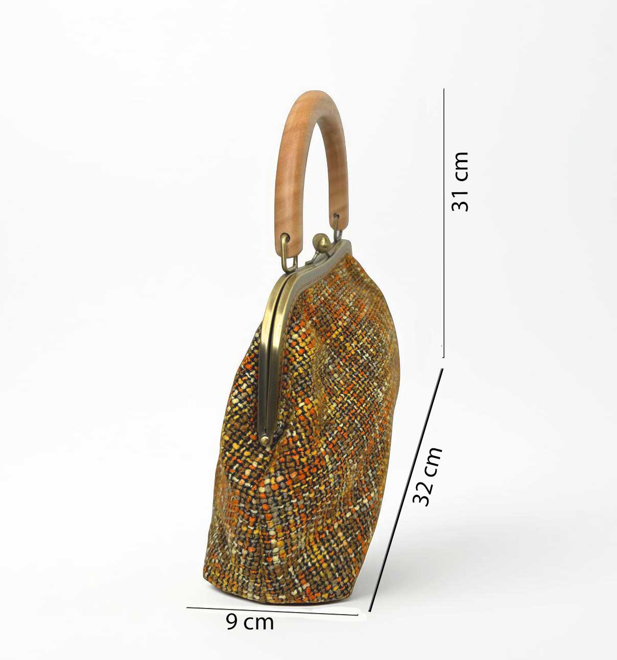 Henkeltasche orange – Bild 4