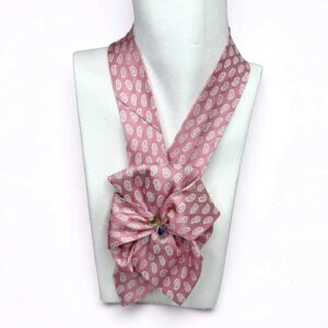 Krawattencollier rosa Paisley