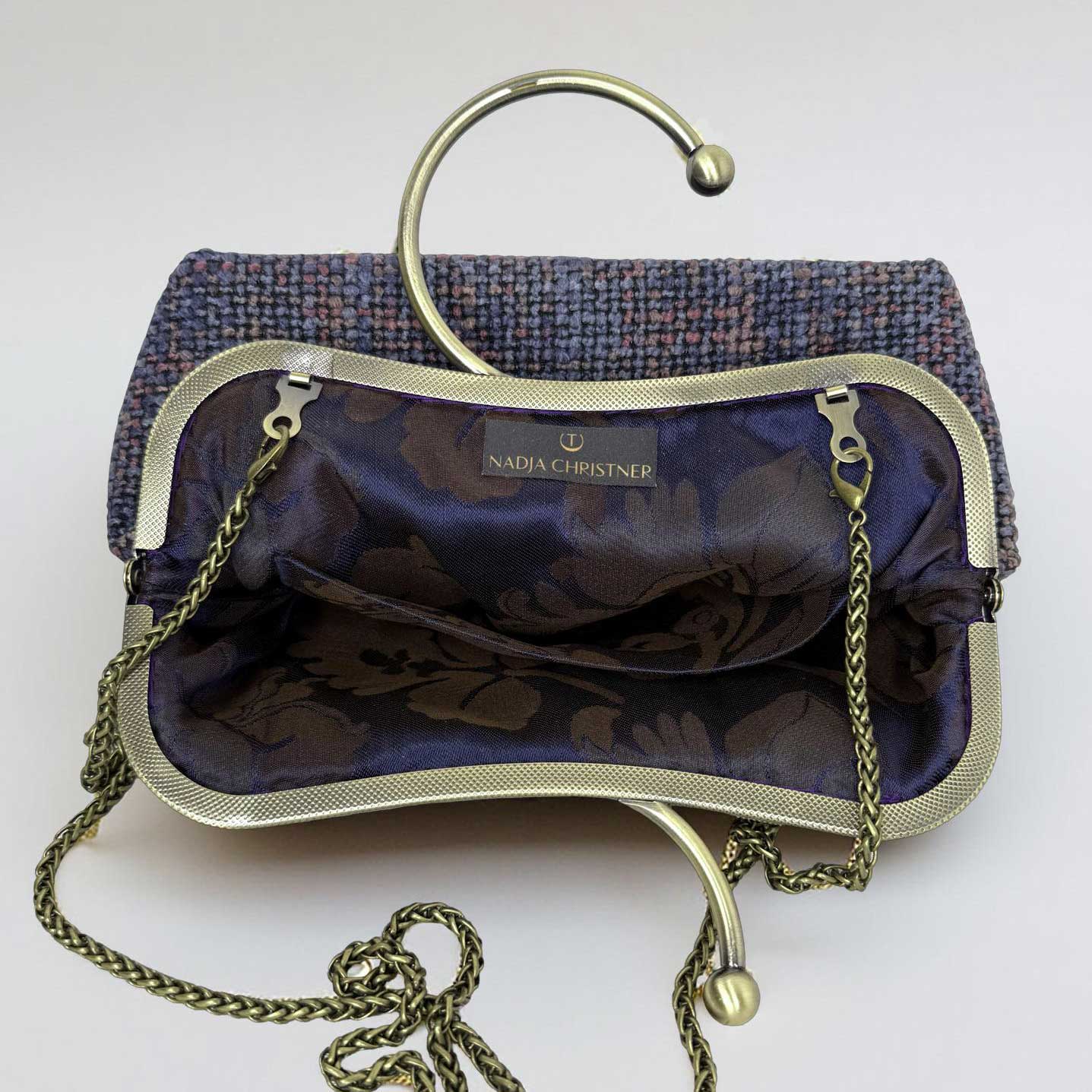 Handtasche navy/pflaume – Bild 2