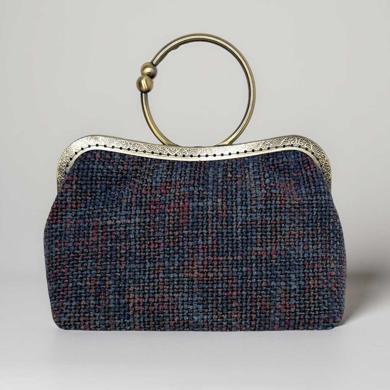 Handtasche navy/pflaume