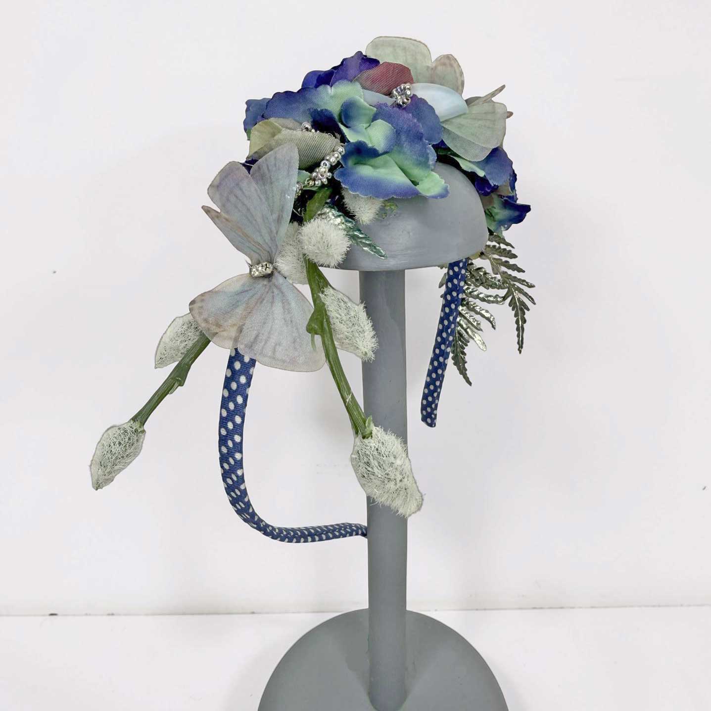 Haarreif blauer Schmetterling – Bild 4