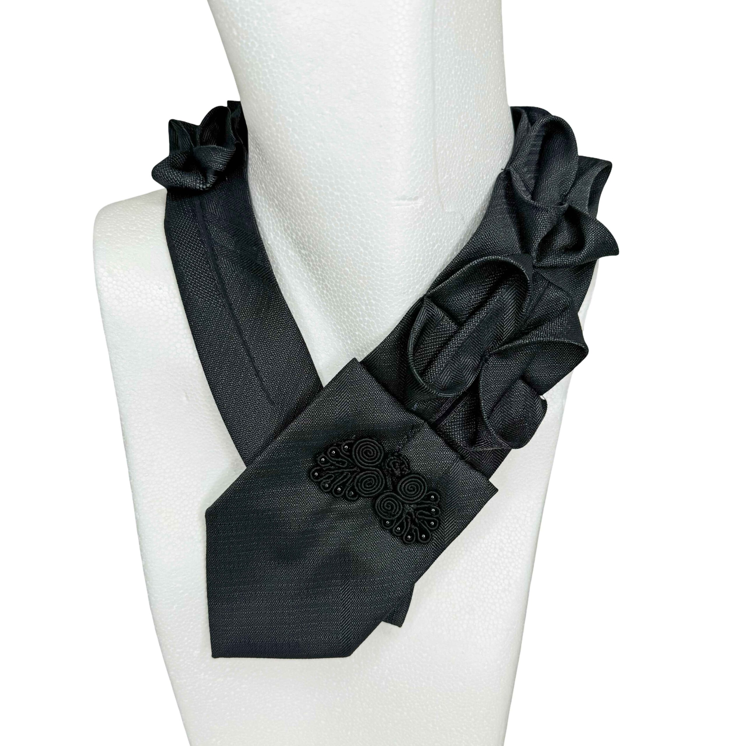 Krawattencollier schwarz