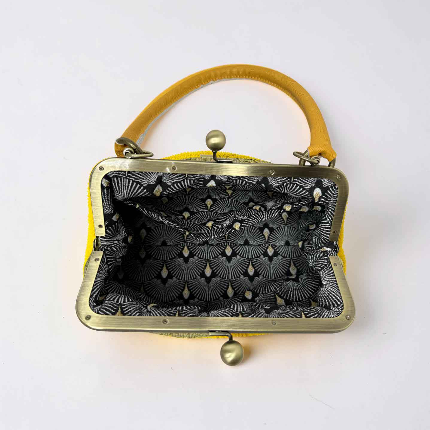 Henkeltasche grün-gelb – Bild 3