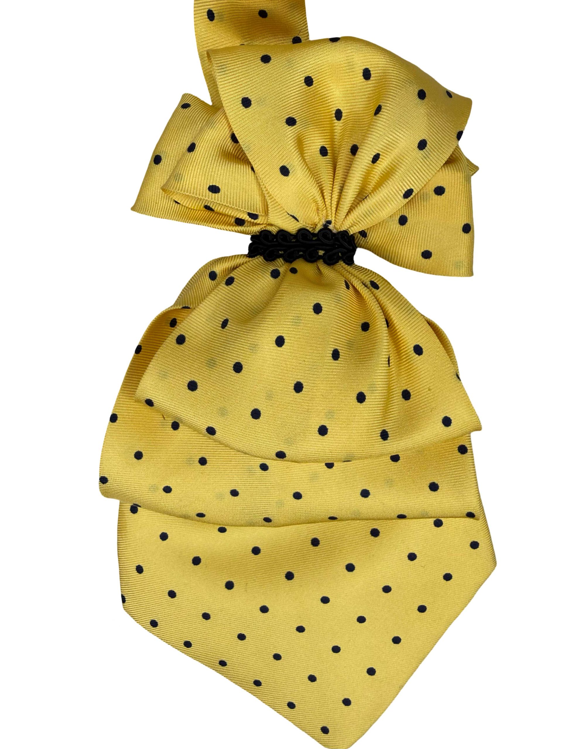 Krawattencollier gelb gepunktet – Bild 2