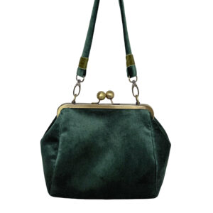 Handtasche Samt grün