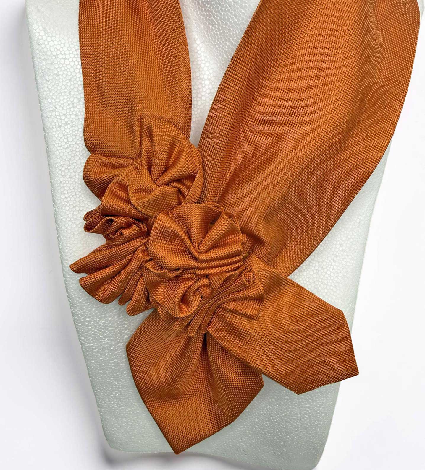 Krawattencollier orange – Bild 4