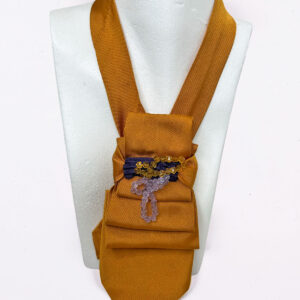 Krawattencollier orange-lila
