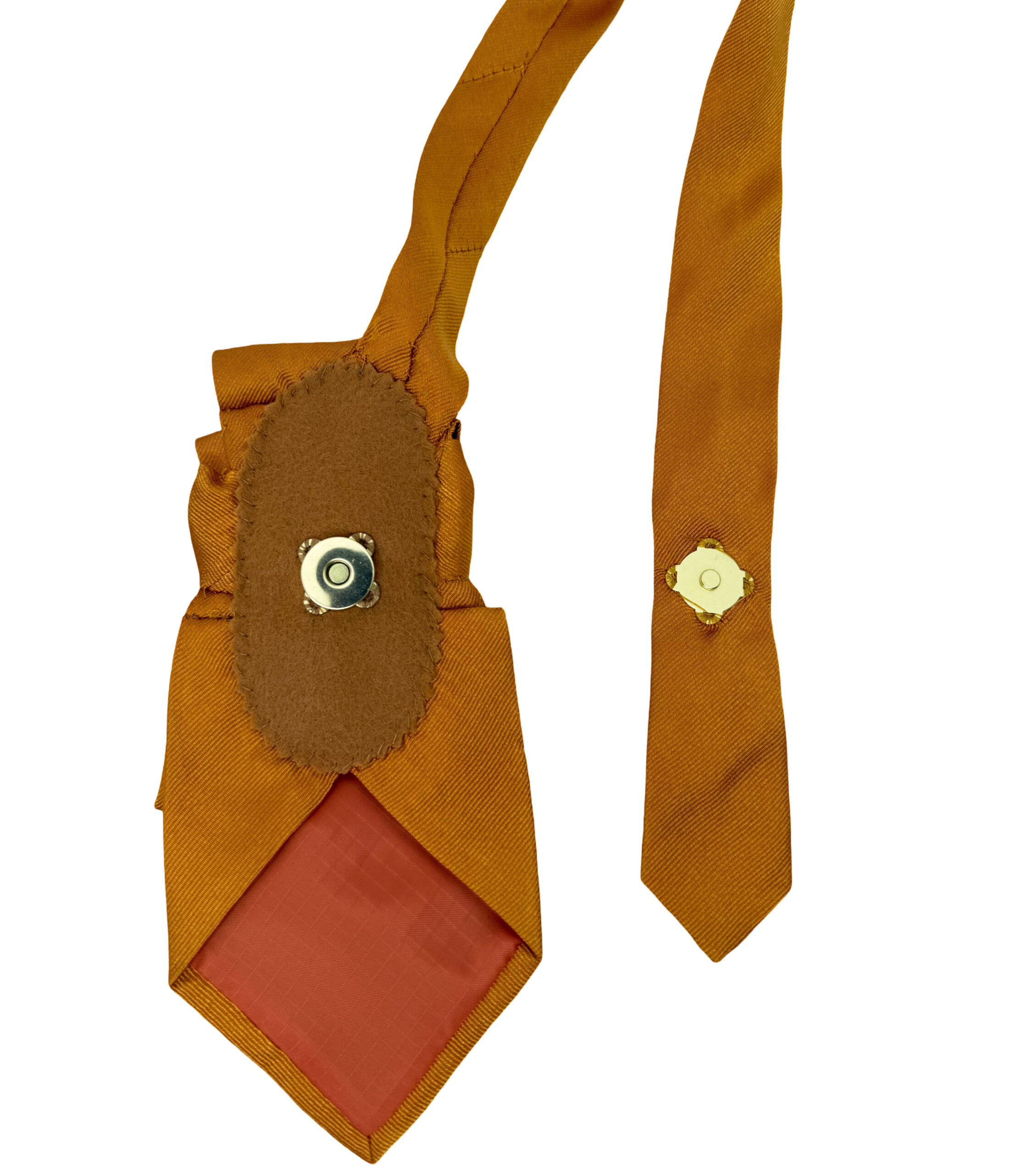 Krawattencollier orange-lila – Bild 3